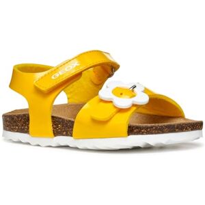 Geox Baby B Sandal CHALKI Girl, Yellow, 7 UK Child Geox Baby B Sandal CHALKI Girl, Yellow, 7 UK Child