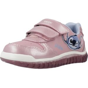 Geox Baby B LIGHTYLOO Girl Sneaker, Pink/Sky, 4 UK Child Geox Baby B LIGHTYLOO Girl Sneaker, Pink/Sky, 4 UK Child
