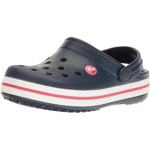 Crocs Unisex Kids Crocband Kids Clog, Navy Red, 4 UK Child Crocs Unisex Kids Crocband Kids Clog, Navy Red, 4 UK Child