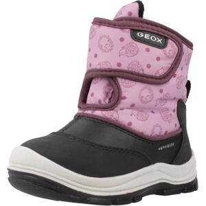 Geox Baby FLANFIL Girl B ABX Snow Boot, Black/Rose, 2 UK Child Geox Baby FLANFIL Girl B ABX Snow Boot, Black/Rose, 2 UK Child