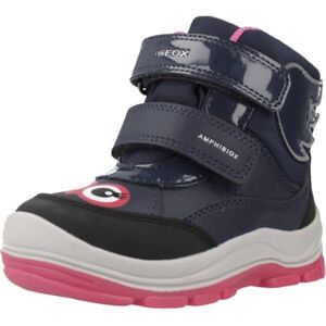Geox Baby FLANFIL Girl B ABX Snow Boot, Navy/Fuchsia, 2 UK Child Geox Baby FLANFIL Girl B ABX Snow Boot, Navy/Fuchsia, 2 UK Child