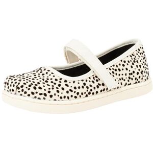 TOMS Tiny Girl's Mary Jane Flat, Fog Flocked Mini Cheetah, 5 UK TOMS Tiny Girl's Mary Jane Flat, Fog Flocked Mini Cheetah, 5 UK