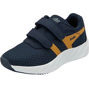 Gola Draken Twin Bar QF Road Running Shoe, Navy/Deep Sun, 12 UK Child Gola Draken Twin Bar QF Road Running Shoe, Navy/Deep Sun, 12 UK Child