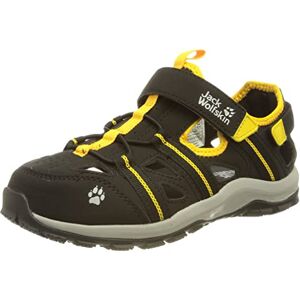 Jack Wolfskin Unisex Sun Climber K Sandal, Black/Burly Yellow XT, 2.5 UK Jack Wolfskin Unisex Sun Climber K Sandal, Black/Burly Yellow XT, 2.5 UK