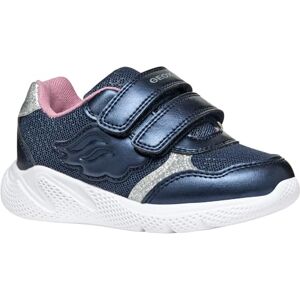Geox Baby B SPRINTYE Girl C Sneaker, Blue, 4 UK Child Geox Baby B SPRINTYE Girl C Sneaker, Blue, 4 UK Child