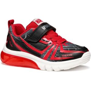 Geox J CIBERDRON BOY G Sneaker, Black/Red, 0 UK Geox J CIBERDRON BOY G Sneaker, Black/Red, 0 UK