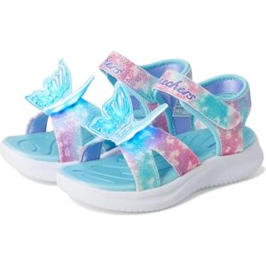 Skechers Baby Girls Jumpsters Sandal Butterfly Brites Flat, Aqua Sparkle Synthetic/Multi Trim, 11 UK Child Skechers Baby Girls Jumpsters Sandal Butterfly Brites Flat, Aqua Sparkle Synthetic/Multi Trim, 11 UK Child
