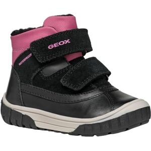 Geox Baby B OMAR Girl WPF C Ankle Boot, Black/Fuchsia, 2 UK Child Geox Baby B OMAR Girl WPF C Ankle Boot, Black/Fuchsia, 2 UK Child