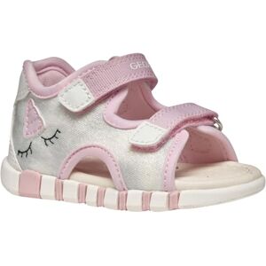 Geox Boy's Girl's B Sandal IUPIDOO Gir, Silver/Pink, 6 UK Child Geox Boy's Girl's B Sandal IUPIDOO Gir, Silver/Pink, 6 UK Child
