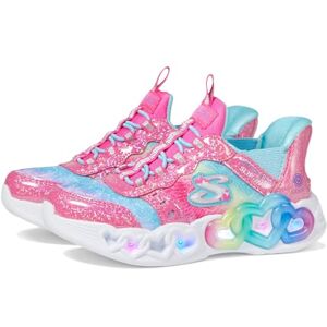Skechers Girls Infinite Heart Lights Eternal Shimmer Trainers, Pink Synthetic Multi Trim, 13 UK Skechers Girls Infinite Heart Lights Eternal Shimmer Trainers, Pink Synthetic Multi Trim, 13 UK