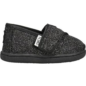 TOMS TINY ALPARGATA Black Iridescent Glimmer UK7.0 TOMS TINY ALPARGATA Black Iridescent Glimmer UK7.0