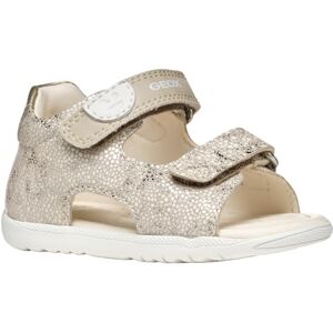 Geox Baby Girls B Sandal MACCHIA Gir, Beige/Lt Gold, 7 UK Child Geox Baby Girls B Sandal MACCHIA Gir, Beige/Lt Gold, 7 UK Child