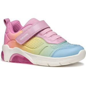 Geox J FADINLIGHT Girl C, Girls’ Sneaker, Pink/Multicolor, Geox J FADINLIGHT Girl C, Girls’ Sneaker, Pink/Multicolor,