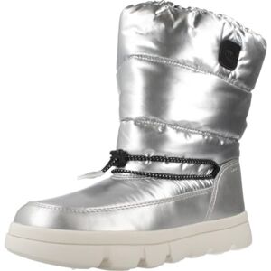 Geox J WILLABOOM Girl B A Snow Boot, Silver, 5 UK Child Geox J WILLABOOM Girl B A Snow Boot, Silver, 5 UK Child