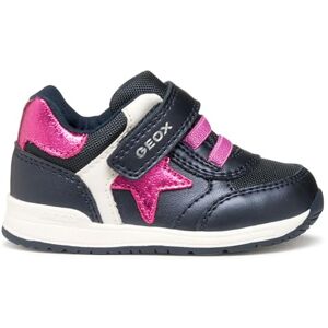 Geox Baby B Rishon Girl First Steps Navy/Fuchsia, 26 EU Geox Baby B Rishon Girl First Steps Navy/Fuchsia, 26 EU