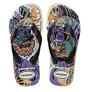Havaianas Flip Flop Unisex Kids Grafitti White Havaianas Flip Flop Unisex Kids Grafitti White