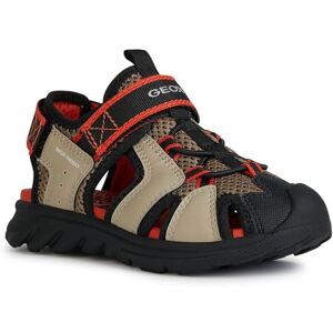 Geox Boys J Airadyum Bo Sandal, Dk Beige Red, 8.5 UK Child Geox Boys J Airadyum Bo Sandal, Dk Beige Red, 8.5 UK Child