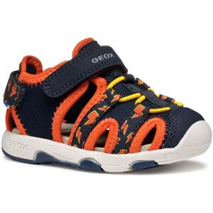 Geox B Sandal Multy BOY B, Navy/Orange, 10 UK Child Geox B Sandal Multy BOY B, Navy/Orange, 10 UK Child