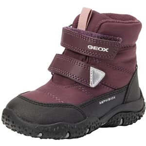 Geox Baby Baltic Girl B ABX Snow Boot, DK Burgundy/Black, 2 UK Child Geox Baby Baltic Girl B ABX Snow Boot, DK Burgundy/Black, 2 UK Child
