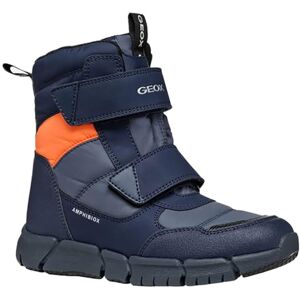 Geox J FLEXYPER BOY B ABX, Snow Boot, AVIO/FLUOORANGE, Geox J FLEXYPER BOY B ABX, Snow Boot, AVIO/FLUOORANGE,