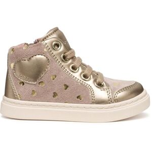 Geox Baby B NASHIK Girl Sneaker, Dark Beige, 4.5 UK Child Geox Baby B NASHIK Girl Sneaker, Dark Beige, 4.5 UK Child