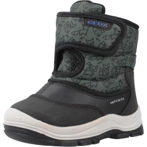 Geox Baby FLANFIL BOY B ABX Snow Boot, Black/Forest, 2 UK Child Geox Baby FLANFIL BOY B ABX Snow Boot, Black/Forest, 2 UK Child