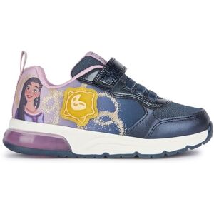 Geox Girls' J Spaceclub Girl A Trainers, Navy Lavender, 26 EU Geox Girls' J Spaceclub Girl A Trainers, Navy Lavender, 26 EU