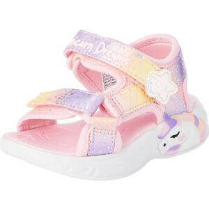 Skechers Boy's Girl's Unicorn Dreams Sandal Majestic Bliss, Light Pink Textile/Multi Trim, 4 UK Child Skechers Boy's Girl's Unicorn Dreams Sandal Majestic Bliss, Light Pink Textile/Multi Trim, 4 UK Child