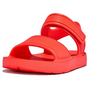 Fitflop Iqushion Kids Junior Ergonomic Back-Strap Sandals, Neon Orange, 1 UK Child Fitflop Iqushion Kids Junior Ergonomic Back-Strap Sandals, Neon Orange, 1 UK Child