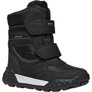 Geox J TREKKYUP BOY B ABX Snow Boot, Black/Silver, 0.5 UK Geox J TREKKYUP BOY B ABX Snow Boot, Black/Silver, 0.5 UK