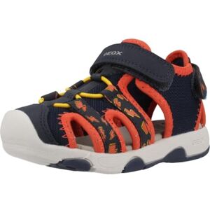 Geox B Sandal Multy BOY B, Navy/Orange, 10 UK Child Geox B Sandal Multy BOY B, Navy/Orange, 10 UK Child