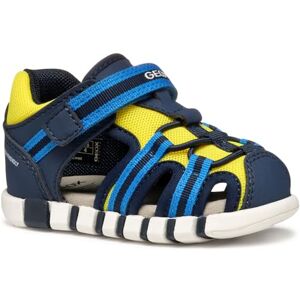 Geox Baby B Sandal IUPIDOO BOY, Navy/Fluo Yellow, 7 UK Child Geox Baby B Sandal IUPIDOO BOY, Navy/Fluo Yellow, 7 UK Child