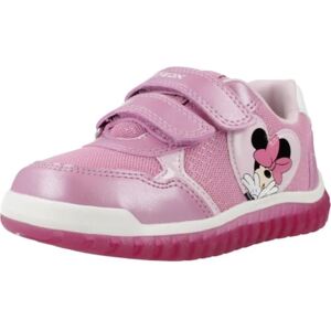 Geox Baby LIGHTYLOO Girl B Sneaker, Dk Pink, 7 UK Child Geox Baby LIGHTYLOO Girl B Sneaker, Dk Pink, 7 UK Child