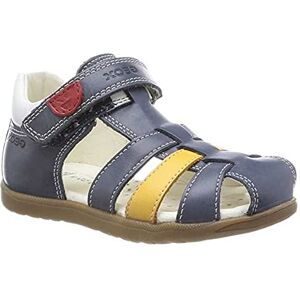 Geox Boys' B Macchia Boy Sandal, Navy Dk Yellow, 20 EU Schmal Geox Boys' B Macchia Boy Sandal, Navy Dk Yellow, 20 EU Schmal