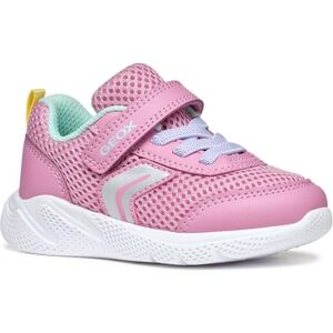 Geox Baby B SPRINTYE Girl D Sneaker, Pink/Watersea, 3.5 UK Child Geox Baby B SPRINTYE Girl D Sneaker, Pink/Watersea, 3.5 UK Child