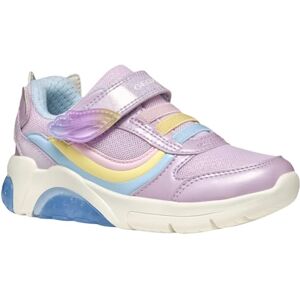 Geox J FADINLIGHT Girl A Sneaker, Lilac/Multicolor, 1 UK Geox J FADINLIGHT Girl A Sneaker, Lilac/Multicolor, 1 UK