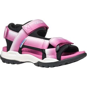 Geox J Borealis Girl A Sandal, Fuchsia/Black, 11 UK Child Geox J Borealis Girl A Sandal, Fuchsia/Black, 11 UK Child