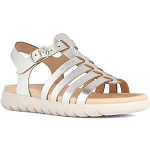 Geox Boy's Girl's J Sandal Soleima Gir, Silver, 7 UK Child Geox Boy's Girl's J Sandal Soleima Gir, Silver, 7 UK Child