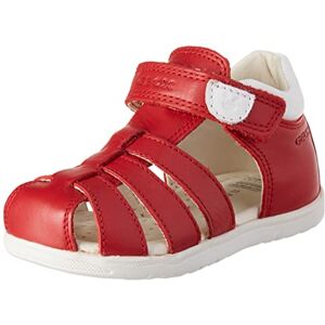 Geox Baby Boys' B Macchia Boy Sandal, Red White, 20 EU Schmal Geox Baby Boys' B Macchia Boy Sandal, Red White, 20 EU Schmal