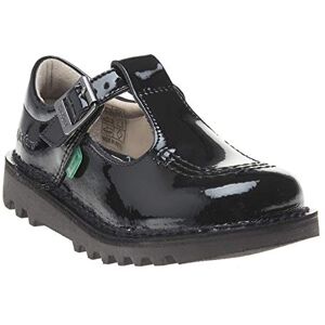 Kickers Girl's Kick T Bar Black School Shoes Classic & Stylish Extra Comfortable Premium Quality, Black, 8.5 UK Child Kickers Girl's Kick T Bar Black School Shoes Classic & Stylish Extra Comfortable Premium Quality, Black, 8.5 UK Child