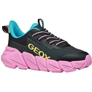 Geox Junior J Flexyper Fast Girl Sneakers Black/Multicolor, 36 EU Geox Junior J Flexyper Fast Girl Sneakers Black/Multicolor, 36 EU