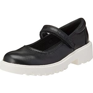Geox J Casey Girl P Ballet Flat, Black White, 7 UK Geox J Casey Girl P Ballet Flat, Black White, 7 UK