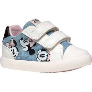 Geox Baby B GISLI Girl C Sneaker, Avio/White, 7 UK Child Geox Baby B GISLI Girl C Sneaker, Avio/White, 7 UK Child