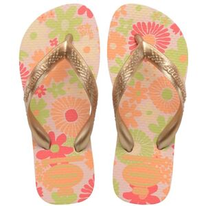Havaianas Kids Flores, Comfortable, Durable, and Fun Flip-Flops, Floral-Print Sole, Metallic Straps, and Non-Slip Sole, Girls Havaianas Kids Flores, Comfortable, Durable, and Fun Flip-Flops, Floral-Print Sole, Metallic Straps, and Non-Slip Sole, Girls