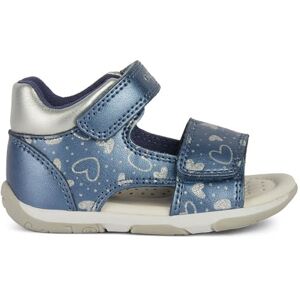 Geox Baby B Sandal Tapuz Girl, Sky Silver, 3 UK Child Geox Baby B Sandal Tapuz Girl, Sky Silver, 3 UK Child