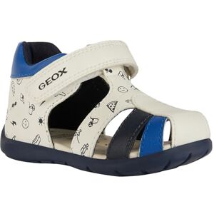 Geox Baby Boys B Elthan Boy C First Steps, White Royal, 2.5 UK Geox Baby Boys B Elthan Boy C First Steps, White Royal, 2.5 UK