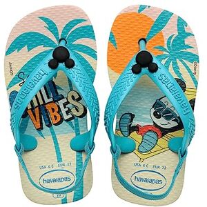 Havaianas Baby Disney Classics Beige Straw/Blue 22 Havaianas Baby Disney Classics Beige Straw/Blue 22