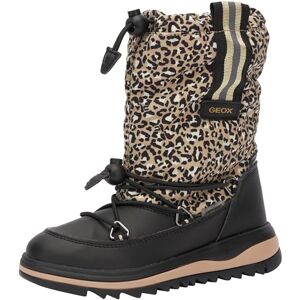 Geox J Adelhide Girl B Ab Ankle Boot, Black Gold, 2.5 UK Geox J Adelhide Girl B Ab Ankle Boot, Black Gold, 2.5 UK