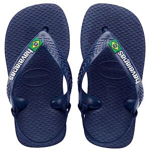 Havaianas Unisex Baby Brasil Logo Ii Flip-Flop, Navy Blue Citrus Yellow Multicolour, 4 UK Child Havaianas Unisex Baby Brasil Logo Ii Flip-Flop, Navy Blue Citrus Yellow Multicolour, 4 UK Child
