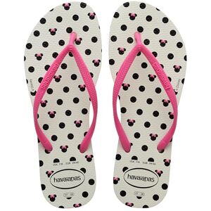 Havaianas Girls Slim Disney (Mini Me), White/Pink Flux, UK child 10/11 Havaianas Girls Slim Disney (Mini Me), White/Pink Flux, UK child 10/11
